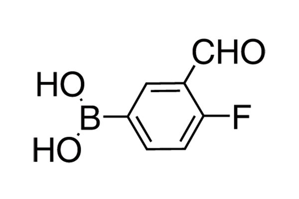 4-Fluoro-3-formylphenylboronic acid图片