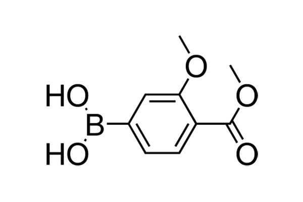 3-Methoxy-4-methoxycarbonyl phenylboronic acid图片