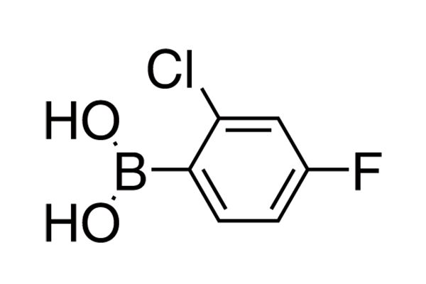 2-Chloro-4-fluorophenylboronic acid图片