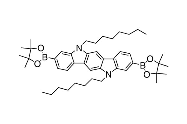 5,11-Dioctyl-3,9-bis(4,4,5,5-tetramethyl-1,3,2-dioxaborolan-2-yl)-5,11-dihydroindolo[3,2-b ]carbazole图片