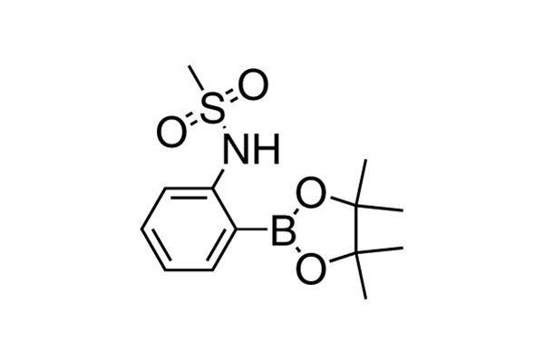 N-[2-(4,4,5,5-Tetramethyl-1,3,2-dioxaborolan-2-yl)phenyl] methanesulfonamide图片