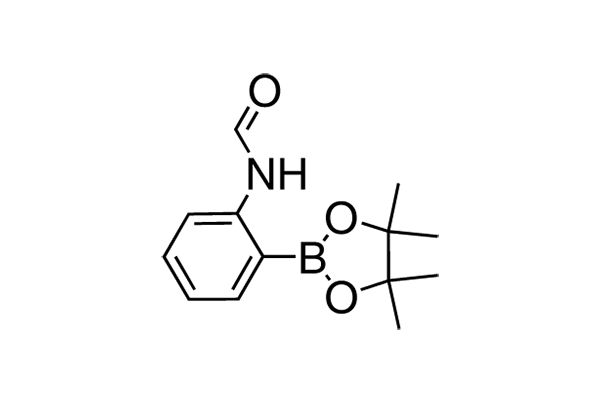 N-[2-(4,4,5,5-Tetramethyl-1,3,2-dioxaborolan-2-yl)phenyl]formamide图片