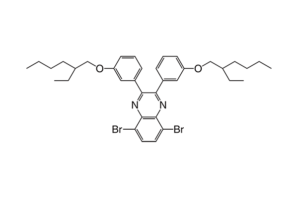 5,8-Dibromo-2,3-bis(3-(2-ethylhexyloxy)phenyl)quinoxaline图片