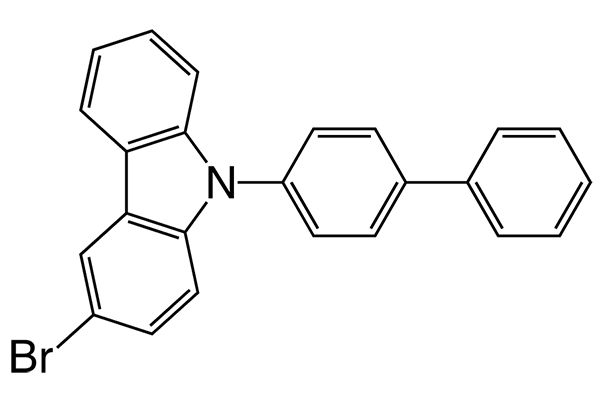 9-(biphenyl-4-yl)-3-bromo-9H-carbazole图片
