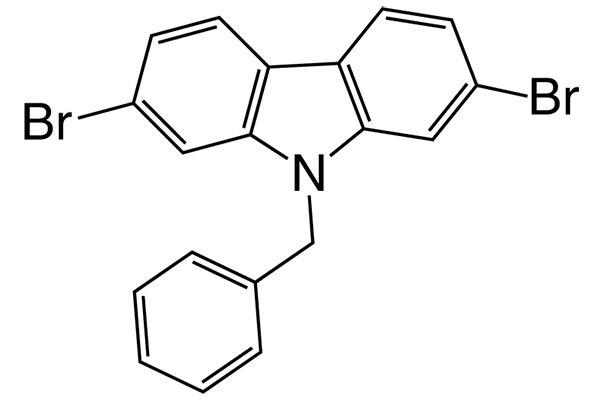 9-benzyl-2,7-dibromo-9H-carbazole图片