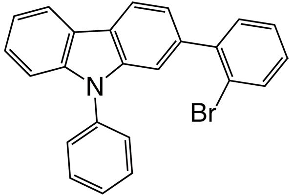 2-(2-bromophenyl)-9-phenyl-9H-carbazole图片