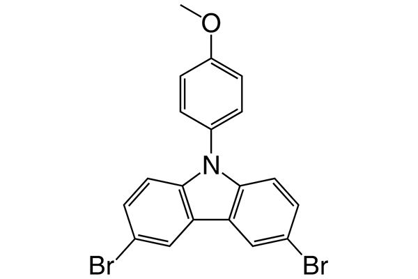 3,6-dibromo-9-(4-methoxyphenyl)-9H-carbazole图片
