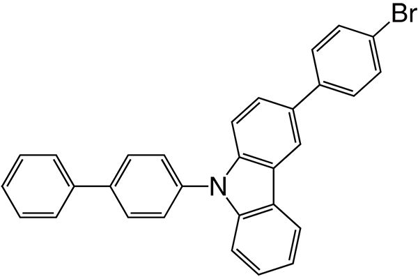 9-(biphenyl-4-yl)-3-(4-bromophenyl)-9H-carbazole图片