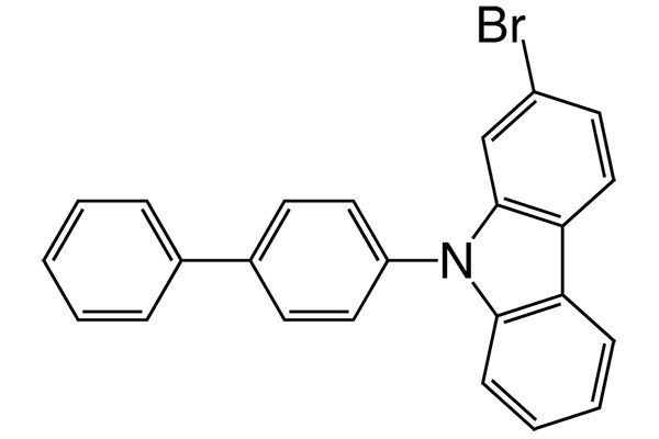 9-(biphenyl-4-yl)-2-bromo-9H-carbazole图片