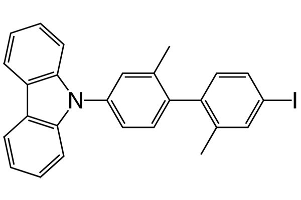 9-(4'-iodo-2,2'-dimethylbiphenyl-4-yl)-9H-carbazole图片