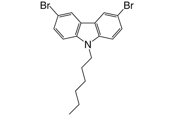 3,6-Dibromo-9-hexyl-9H-carbazole图片