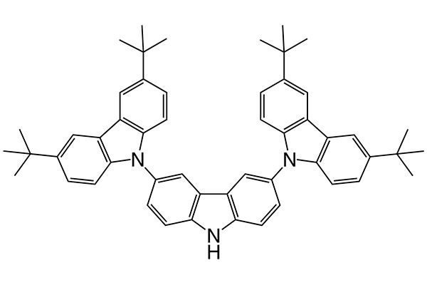 3',6'-Di-tert-butyl-6-(3,6-di-tert-butyl-9H-carbazol-9-yl)-9H-3,9'-bicarbazole图片