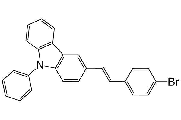 (E)-3-(4-Bromostyryl)-9-phenyl-9H-carbazole图片