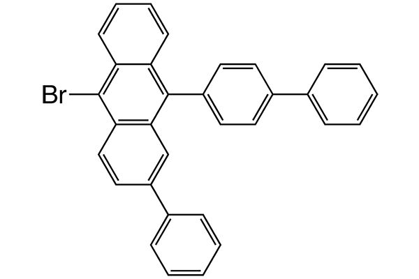 9-(biphenyl-4-yl)-10-bromo-2-phenylanthracene图片