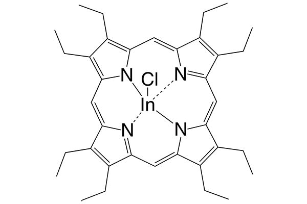 Indium(III)2,3,7,8,12,13,17,18-(octaethyl)porphyrin chloride图片