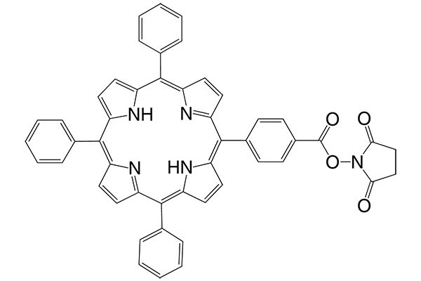 5-(4-Carboxyphenyl succinimide ester)-10,15,20-triphenyl-porphyrin图片