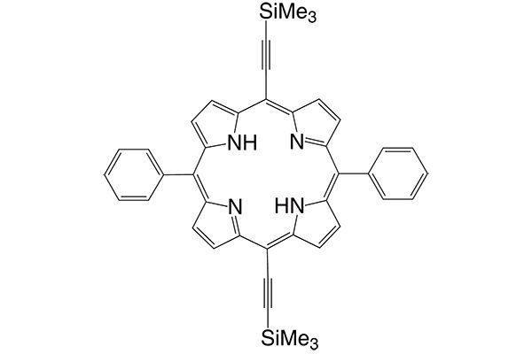 5,15-Di(trimethylsilylethynyl)-10,20-diphenylporphyrin图片