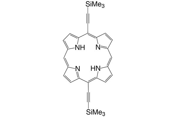 5,15-Di(trimethylsilylethynyl)porphyrin图片
