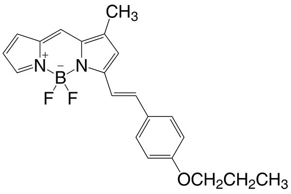 4,4-Difluoro-1-methyl-3-(4-propoxystyryl)-4-bora-3a,4a-diaza-s-indacene图片