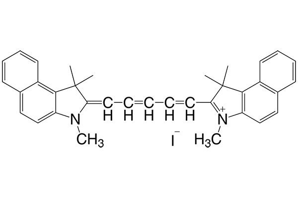 1,1,3-Trimethyl-2-[5-(1,1,3-trimethyl-1,3-dihydro-2H-benzo[e]-indol-2-ylidene)-1,3-pentadienyl]-1H-benzo[e]indolium iodide图片