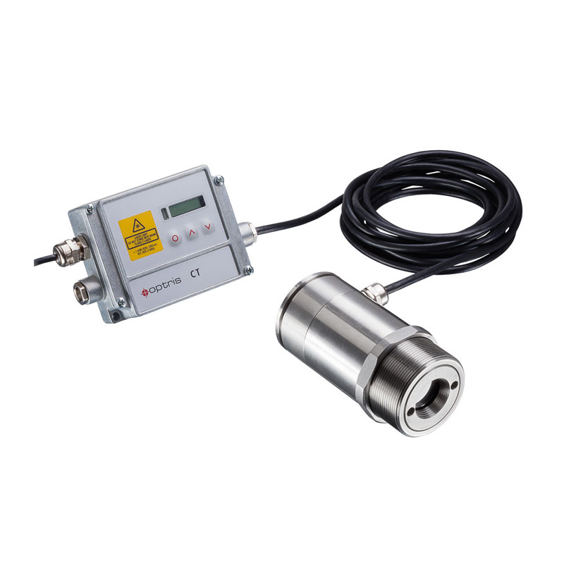 CTlaser MT型通过火焰进行温度测量用的红外测温仪图片