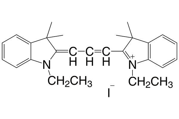1,1'-Diethyl-3,3,3',3'-tetramethylindocarbocyanine iodide 图片