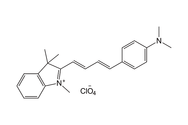 2-((1E,3E)-4-(4-(dimethylamino)phenyl)buta-1,3-dien-1-yl)-1,3,3-trimethyl-3H-indolium perchlorate图片
