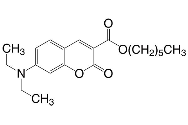 Hexyl 7-(diethylamino)coumarin-3-carboxylate图片