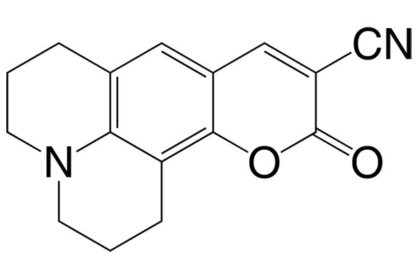 2,3,6,7-Tetrahydro-11-oxo-1H,5H,11H-[1]benzopyrano[6,7,8-ij]quinolizine-10-carbonitrile图片