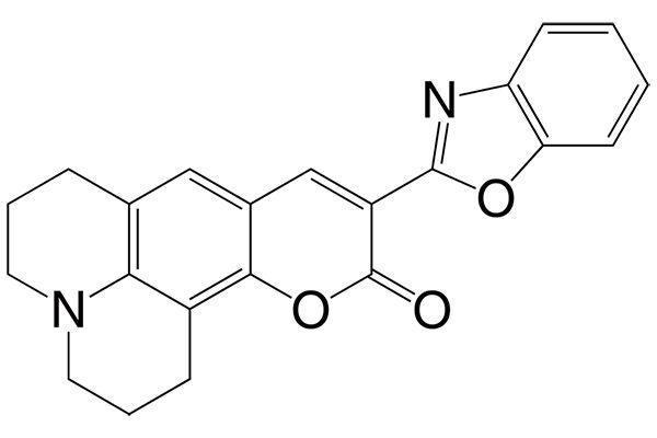 10-(2-Benzoxazolyl)-2,3,6,7-tetrahydro-1H,5H,11H-[1]benzopyrano[6,7,8-ij]quinolizin-11-one图片