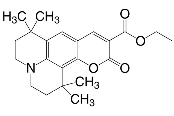Ethyl 2,3,6,7-Tetrahydro-1,1,7,7-tetramethyl-11-oxo-1H,5H,11H-[1]benzopyrano[6,7,8-ij]quinolizine-10-carboxylate图片