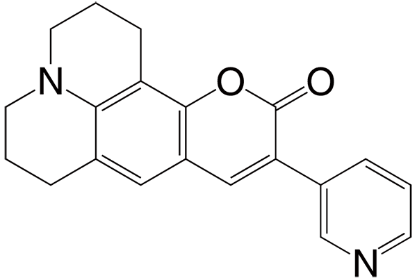 2,3,6,7-Tetrahydro-10-(3-pyridyl)-1H,5H,11H-[1]benzopyrano[6,7,8-ij]quinolizin-11-one图片