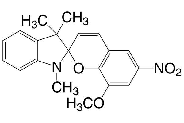 1',3'-Dihydro-8-methoxy-1',3',3'-trimethyl-6-nitrospiro[2H-1-benzopyran-2,2'-[2H]indole]图片