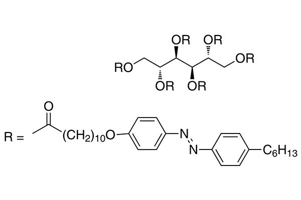 1,2,3,4,5,6-Hexa-O-[11-[4-(4-hexylphenylazo)phenoxy]undecanoyl]-D-mannitol图片