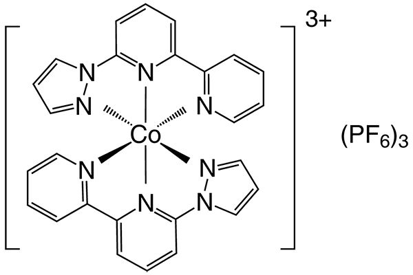 Co(III)(bpy-pz)<sub>2</sub>(PF6)<sub>3</sub>图片