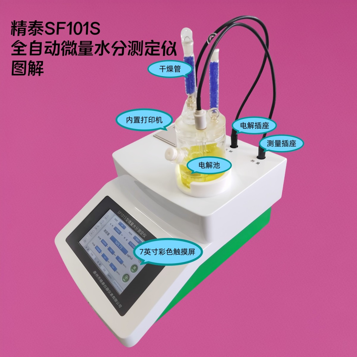 SF101S全自动卡尔费休微量水分测定仪图片