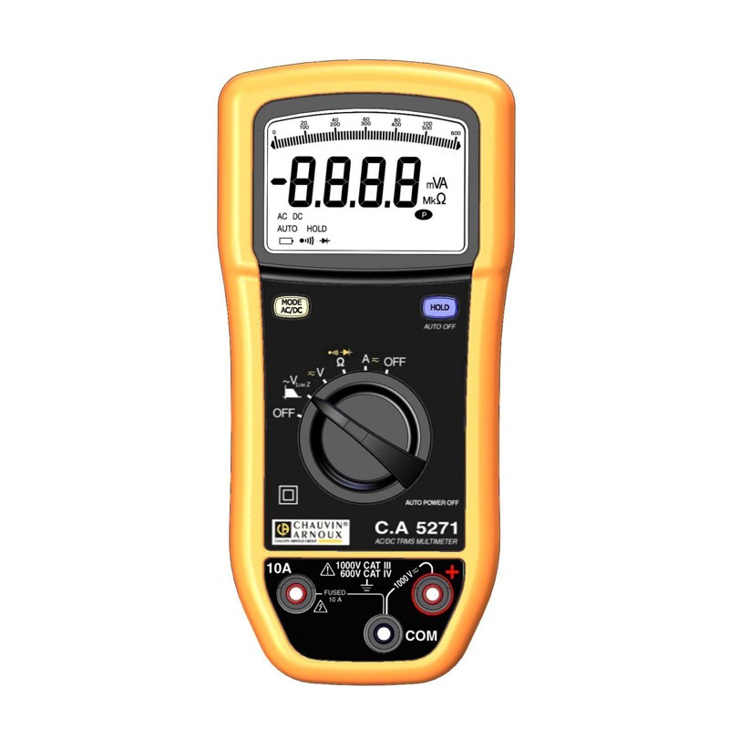 1000V真有效值数字万用表C.A 5271图片