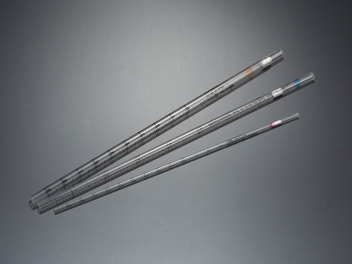 一次性宽头移液管,单支独立纸塑包装, 1 ml,黄色色环,灭菌, GSP310001图片