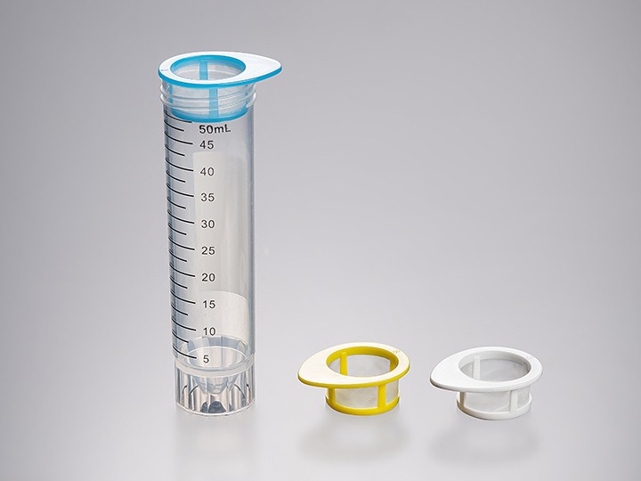 细胞过滤网,加大款,适配洁特500mL锥形离心瓶, 70μm(220目),白色,单个纸塑盒装,灭菌, CSS025070图片