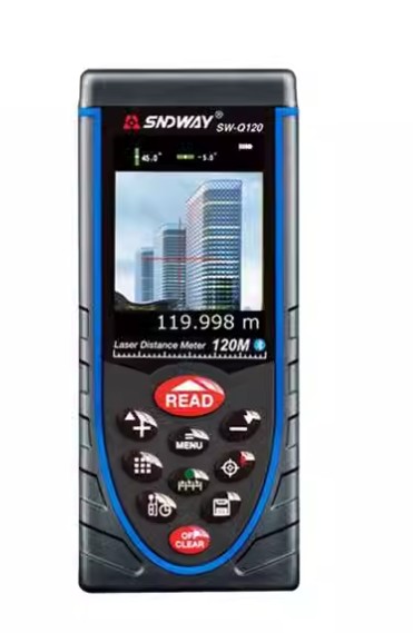 SW-Q120测距仪户外可视化红外线测量仪激光电子尺图片