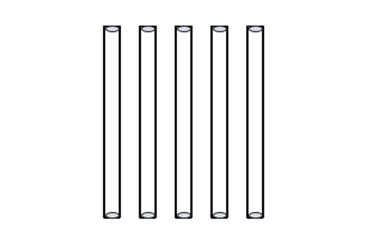 Tubing, PTFE, .062 in x .01 in x .75 in, 5/pk图片