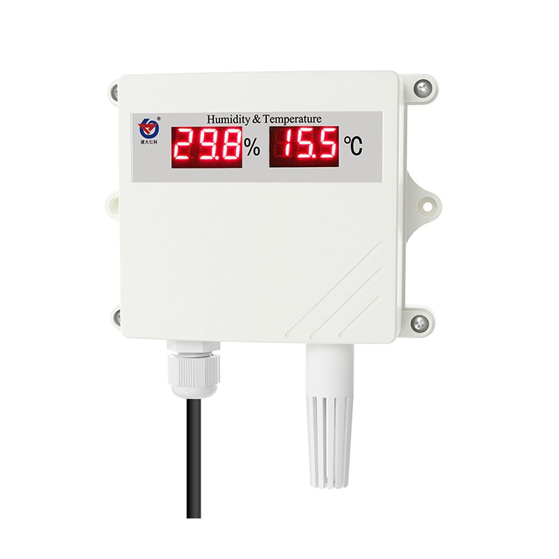 RS-WS-WIFI-SMG-x WIFI型壁挂数码管王字壳温湿度变送器图片