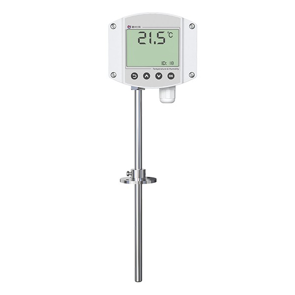 RS-WD-N01-9C-LCD 485型工业风管式液晶温度变送器图片