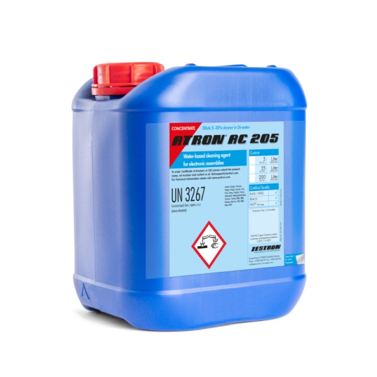 ZESTRON ATRON® AC 205水基碱性助焊剂清洗液图片