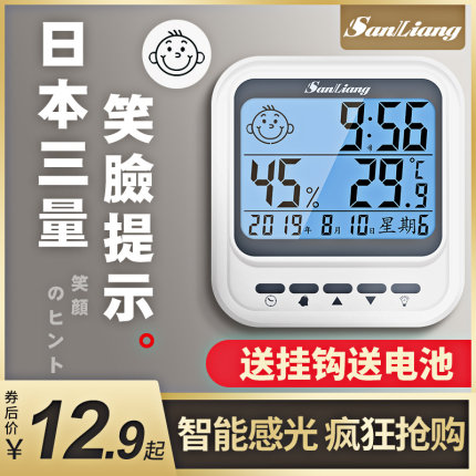 TH-800家用精准温湿度计图片