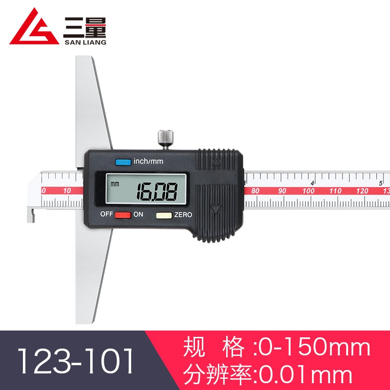 123-101 0-150mm 0.01mm数显高精度游标卡尺图片