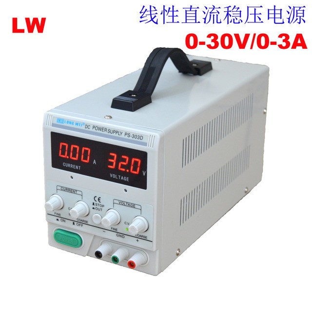 0-30V/0-3A线性可调直流稳压电源PS-303Ds图片