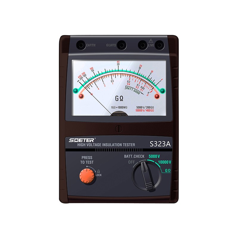 5KV/10KV指针绝缘电阻测试仪S323A图片
