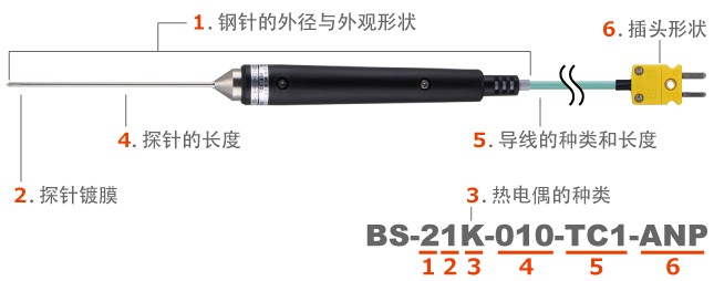 感温探头BS-51E-080-TC1-ASP图片