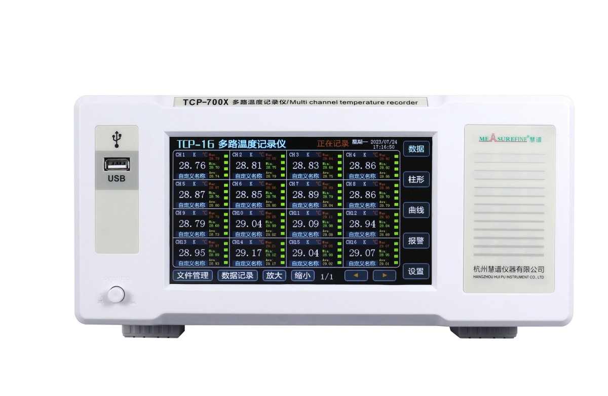 TCP-700X多路温度记录仪图片